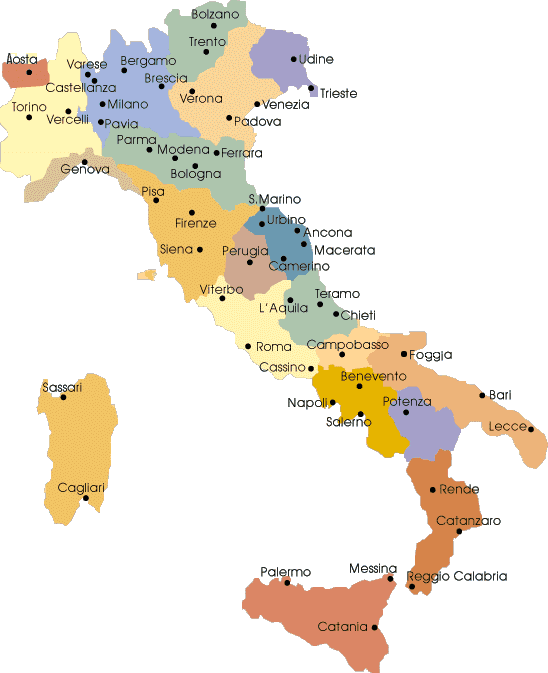Mappa Italia